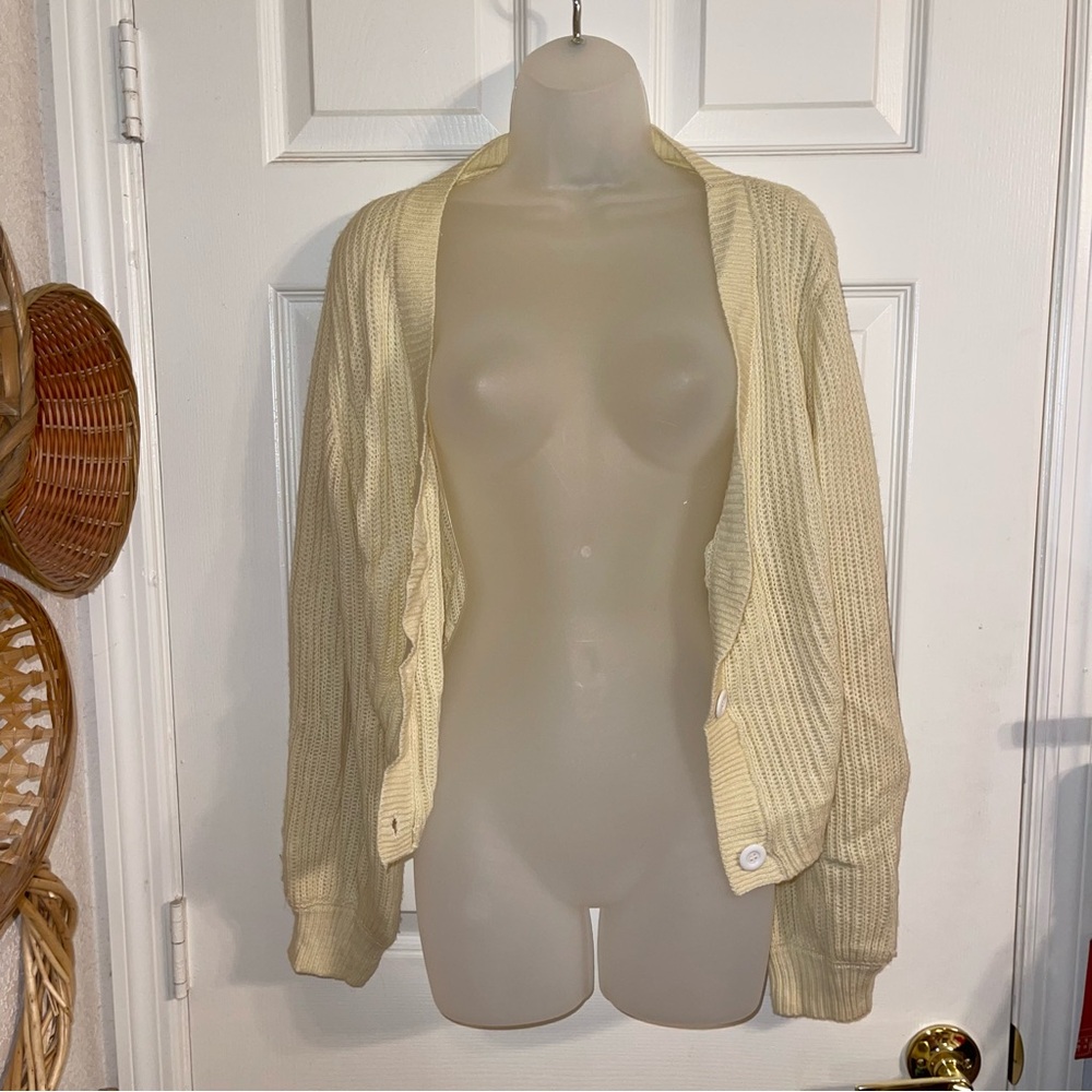 Butter yellow cardigan